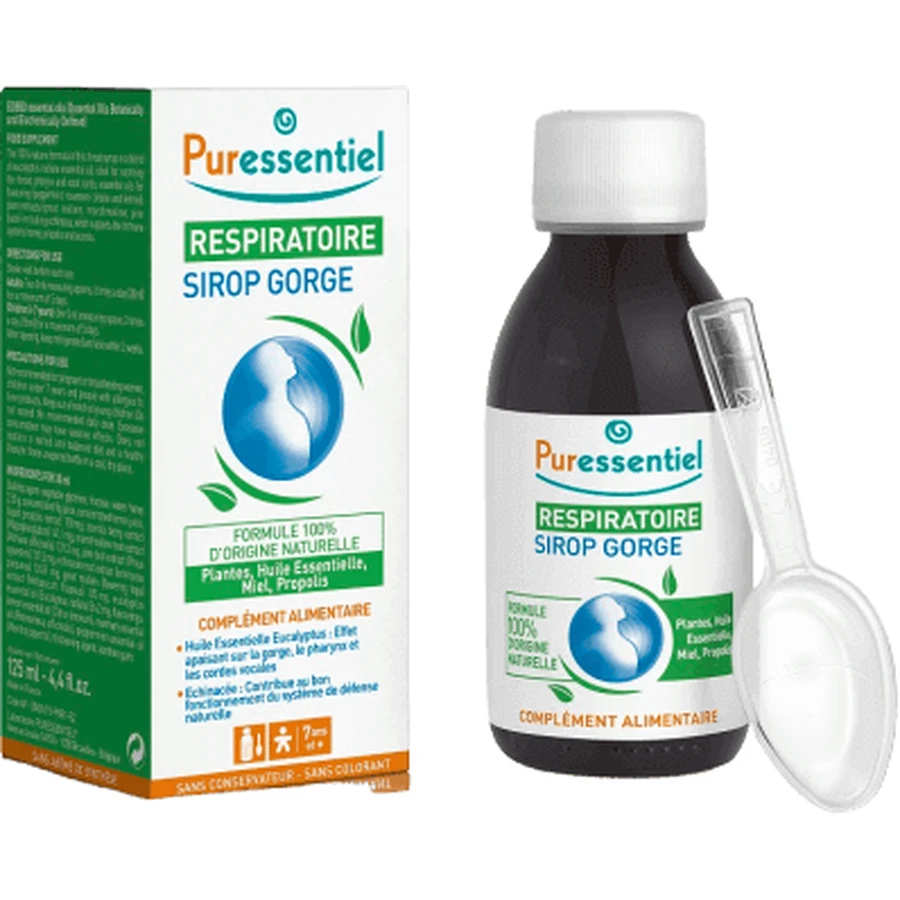 Puressentiel Сироп против коровьего пуха 125 мл: цены и характеристики