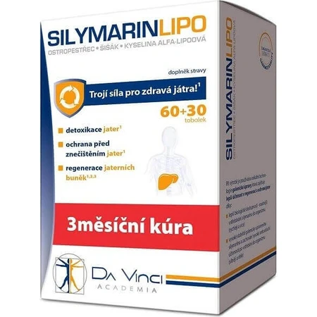 DA VINCI Силимарин LIPO 60+30 табл 1×60+30 табл, пищевая добавка: цены и характеристики