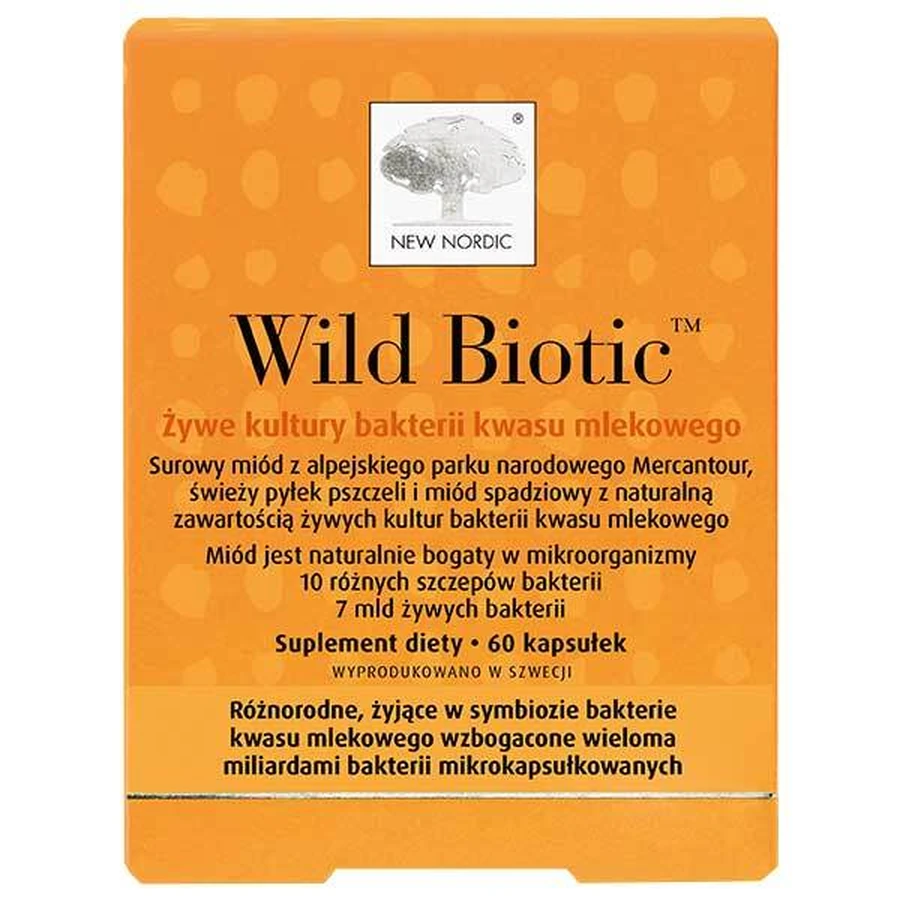 Новий Nordic Wild Biotic, 60 капсул: ціни та характеристики