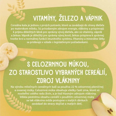 Сунар млієна каа з 8 пластівцями банан, яблуко 210 г: ціни та характеристики