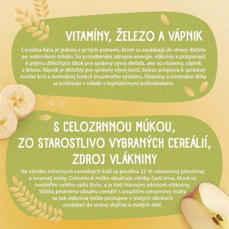 Сунар млієна каа з 8 пластівцями банан, яблуко 210 г: ціни та характеристики