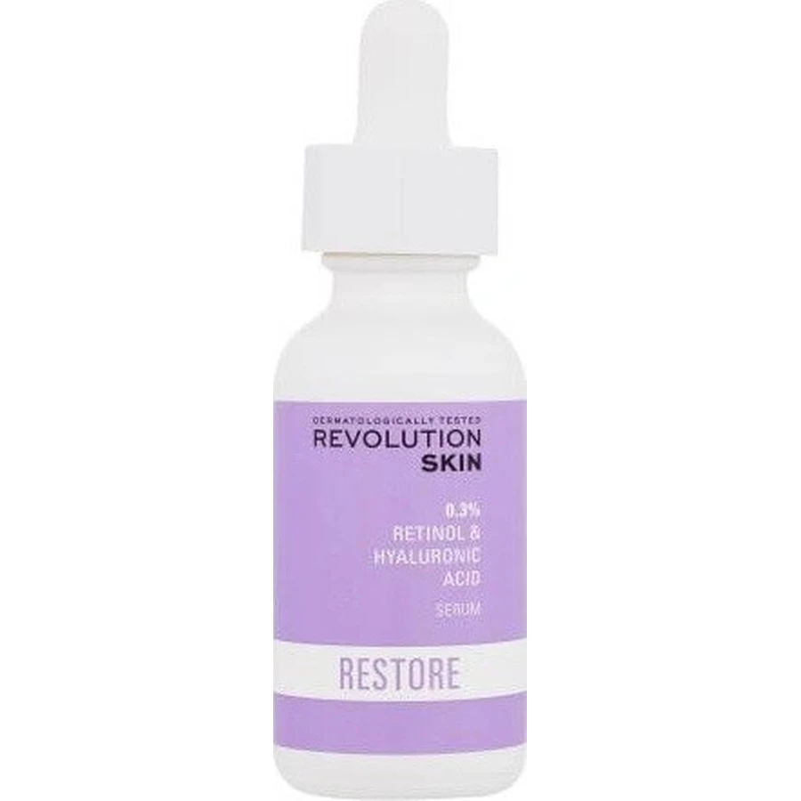 Сироватка Revolution Skincare 0,3% ретинол з вітамінами та гіалуроновою кислотою 1×1 шт.: ціни та характеристики