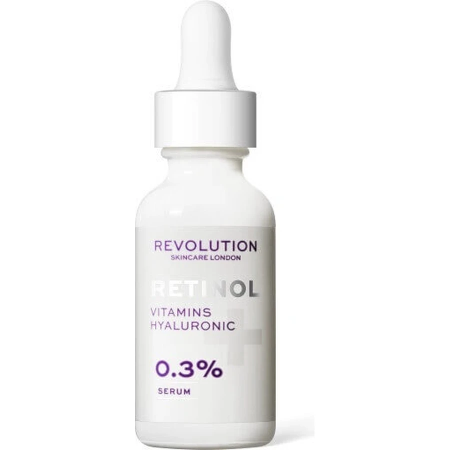 Сироватка Revolution Skincare 0,3% ретинол з вітамінами та гіалуроновою кислотою 1×1 шт.: ціни та характеристики