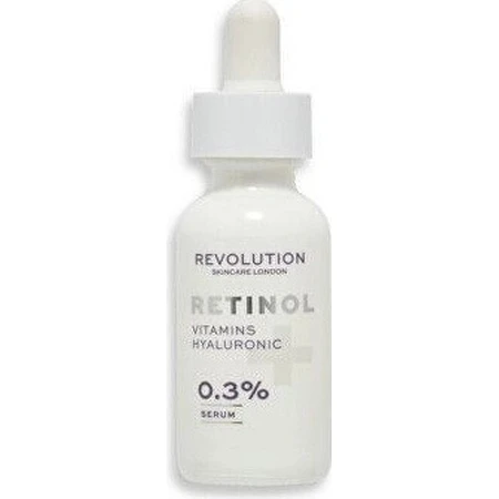 Сироватка Revolution Skincare 0,3% ретинол з вітамінами та гіалуроновою кислотою 1×1 шт.: ціни та характеристики