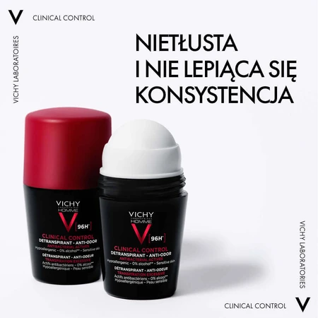 Vichy Homme Clinical Control 96H Антиперспірант роликовий для чоловіків, 50 мл: ціни та характеристики