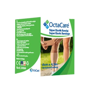Еластична стрічка Fesi Super 200% еластична, 6 см х 4,5 м, OctaCare