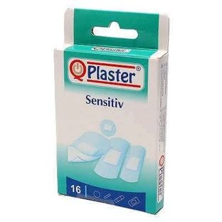 Пластир для чутливих ділянок, 16 штук, QPlaster