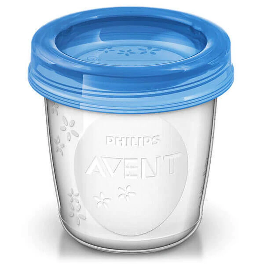 Avent, контейнери для грудного молока, SCF619/05, 5 x 180 мл: ціни та характеристики