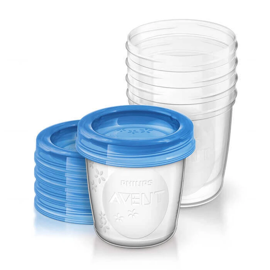Avent, контейнери для грудного молока, SCF619/05, 5 x 180 мл: ціни та характеристики