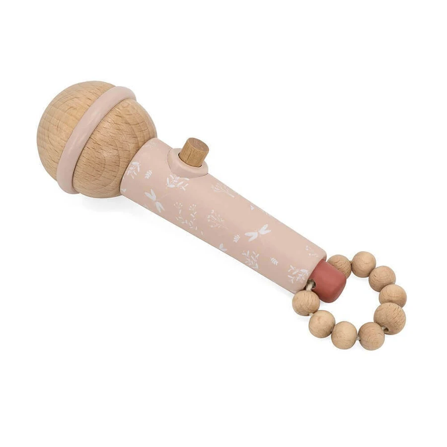 Деревянная игрушка Микрофон, +6 месяцев, розовый, Label Label: цены и характеристики