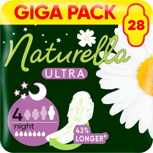Naturella Ultra Night крышки 4 волка с крыльями 28 шт.