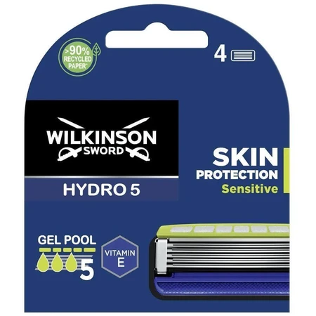 Чутливі змінні головки Wilkinson Sword Hydro 5 Skin Protection 4 шт.: ціни та характеристики