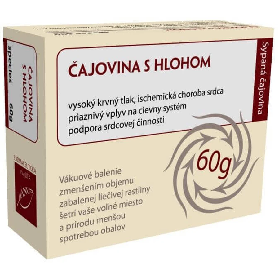 Hanus Чай з глодом 60 г: ціни та характеристики