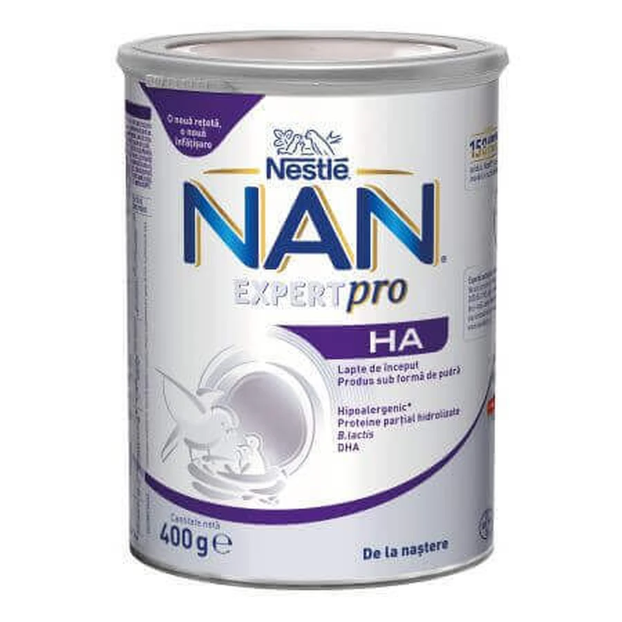 Nan HA Premium cуха молочна, гіпоалергенна суміш від 0 місяців, 400 г, Nestlé: ціни та характеристики