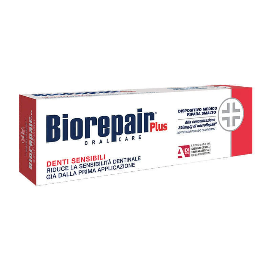 Зубна паста для чутливих зубів Biorepair Plus, 75 мл, Coswell: ціни та характеристики
