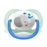 Avent Ultra Air, пустышка, силиконовая, ортодонтическая, мальчик, SCF080/05, 0-6 месяцев, 2 пары