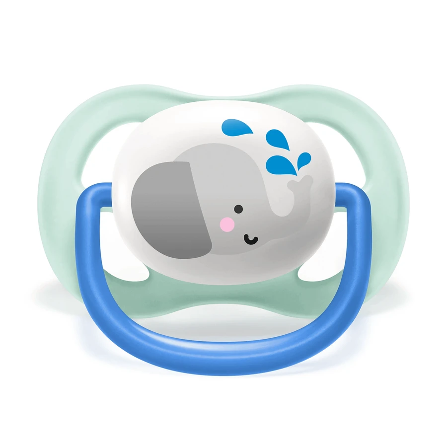 Avent Ultra Air, пустушка, силіконова, ортодонтична, для хлопчика, SCF080/05, 0-6 місяців, 2 пари: ціни та характеристики