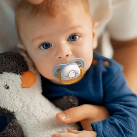 Avent Ultra Air, пустушка, силіконова, ортодонтична, для хлопчика, SCF080/05, 0-6 місяців, 2 пари: ціни та характеристики