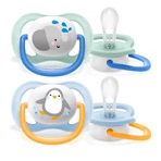 Avent Ultra Air, пустушка, силіконова, ортодонтична, для хлопчика, SCF080/05, 0-6 місяців, 2 пари: ціни та характеристики