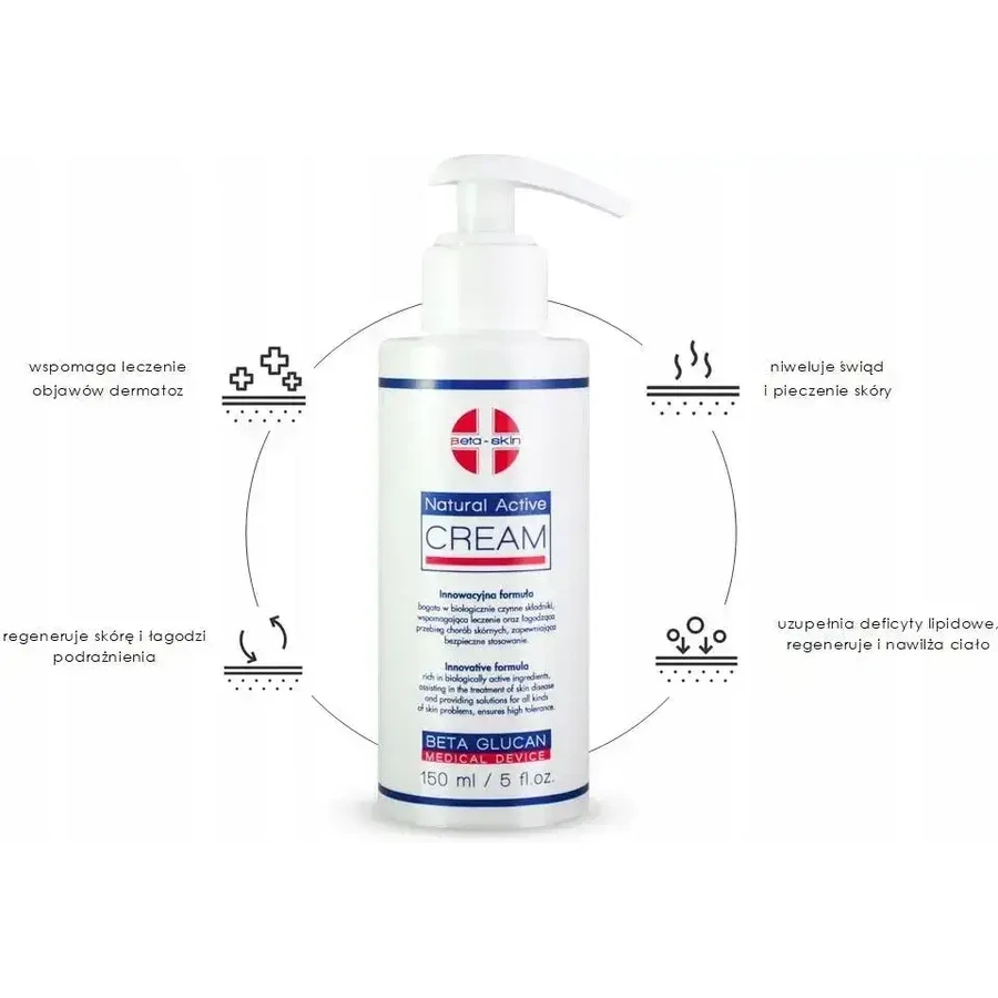 Beta-Skin Natural Active Cream, крем для тела, 500 мл: цены и характеристики