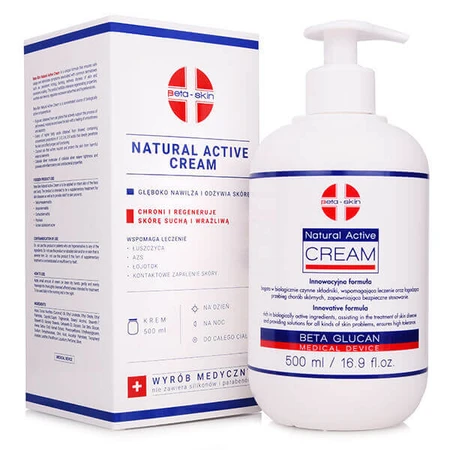 Beta-Skin Natural Active Cream, крем для тела, 500 мл: цены и характеристики