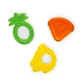 Набор из 3 текстурированных игрушек-прорезывателей Juicy Chews, арбуз, ананас, банан, + 3 месяца, Bright Starts