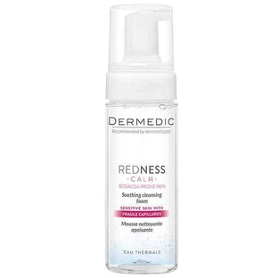 Dermedic Redness, успокаивающая очищающая пенка, для сосудистой кожи со склонностью к гиперреактивности, эритеме и розацеа, 150 мл