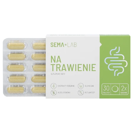 SEMA Lab Na Trawienie, 30 таблеток в пленочной оболочке ДЕФЕКТИРОВАННАЯ УПАКОВКА: цены и характеристики
