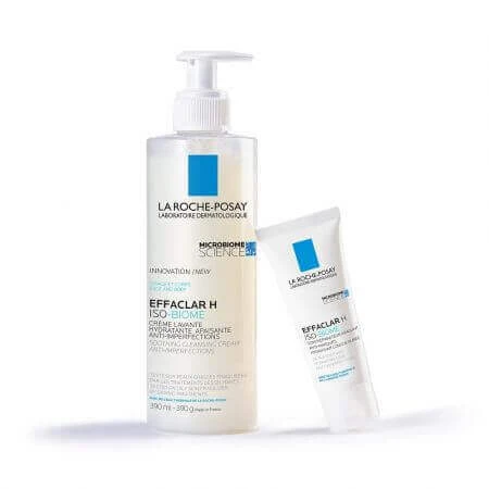 La Roche-Posay Effaclar H Iso-Biome зволожуючий і заспокійливий крем для жирної шкіри, 40 мл: ціни та характеристики