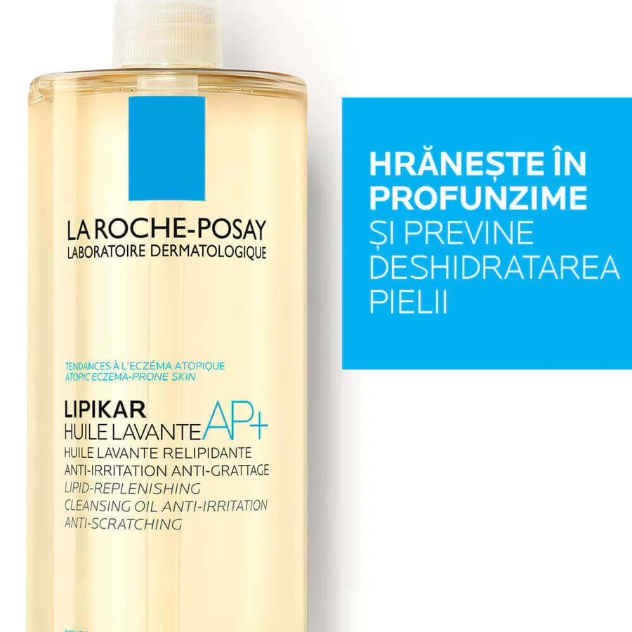 La Roche-Posay Lipikar AP+ Липидовосстанавливающее очищающее масло для сухой кожи с атопическими тенденциями, 750 мл: цены и характеристики