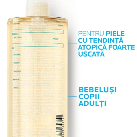 La Roche-Posay Lipikar AP+ Липидовосстанавливающее очищающее масло для сухой кожи с атопическими тенденциями, 750 мл: цены и характеристики