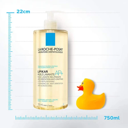 La Roche-Posay Lipikar AP+ Липидовосстанавливающее очищающее масло для сухой кожи с атопическими тенденциями, 750 мл: цены и характеристики