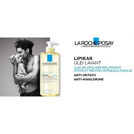 La Roche-Posay Lipikar AP+ Липидовосстанавливающее очищающее масло для сухой кожи с атопическими тенденциями, 750 мл: цены и характеристики