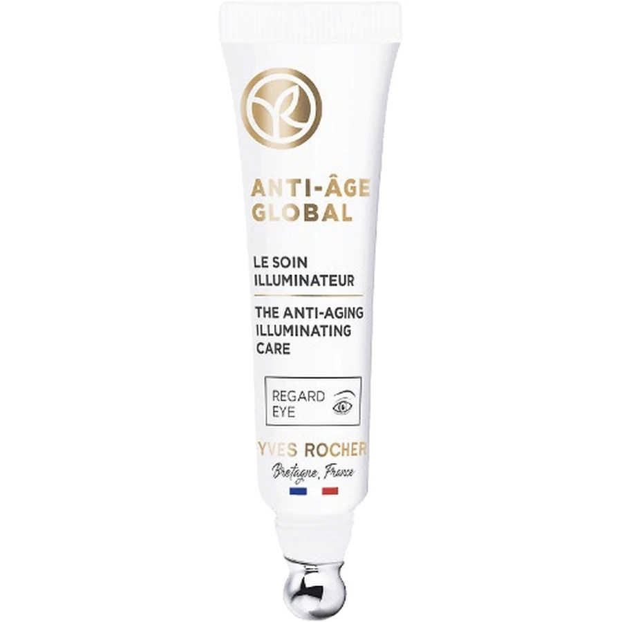 Yves Rocher Освітлюючий догляд для шкіри навколо очей Anti-Age Global 15 мл: ціни та характеристики