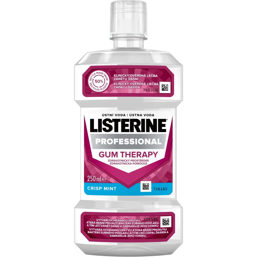 Ополіскувач для порожнини рота Listerine Professional Gum Therapy 250 мл: ціни та характеристики