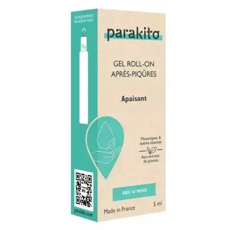 Гель-ролик для тіла Parakito Gel Roll-on Après-Piqûres після укусів комах, заспокійливий, 5 мл: ціни та характеристики