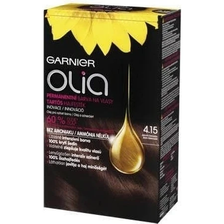 Garnier Olia стійка фарба для волосся 4.15 Крижаний шоколад набір 1×1, стійка фарба для волосся: ціни та характеристики