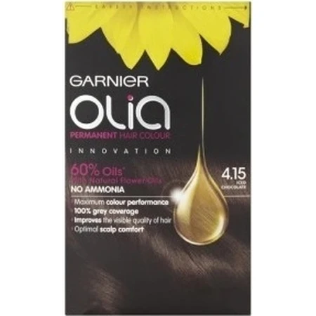 Garnier Olia стійка фарба для волосся 4.15 Крижаний шоколад набір 1×1, стійка фарба для волосся: ціни та характеристики