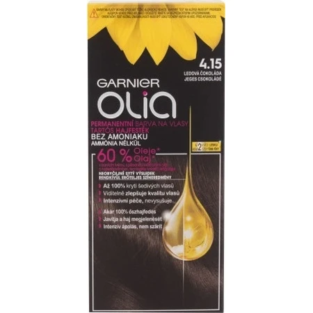 Garnier Olia стійка фарба для волосся 4.15 Крижаний шоколад набір 1×1, стійка фарба для волосся: ціни та характеристики