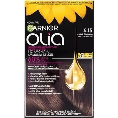 Garnier Olia стійка фарба для волосся 4.15 Крижаний шоколад набір 1×1, стійка фарба для волосся: ціни та характеристики