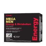 Gnc Mega Men Energy & Metabolism Vitapak Programme, мультивитаминный комплекс для мужчин, энергия и метаболизм, 30 капсул