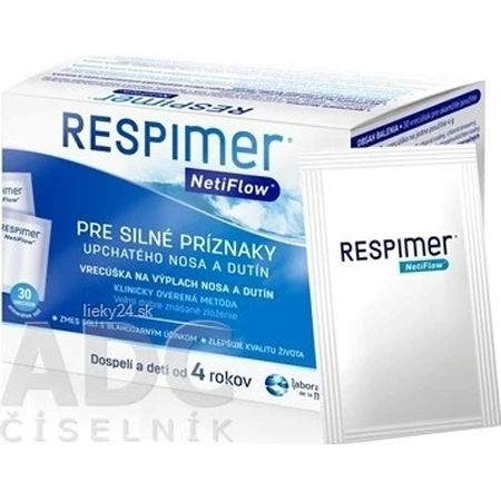 Пакеты RESPIMER 1×30 шт, для промывания носа и синусов: цены и характеристики