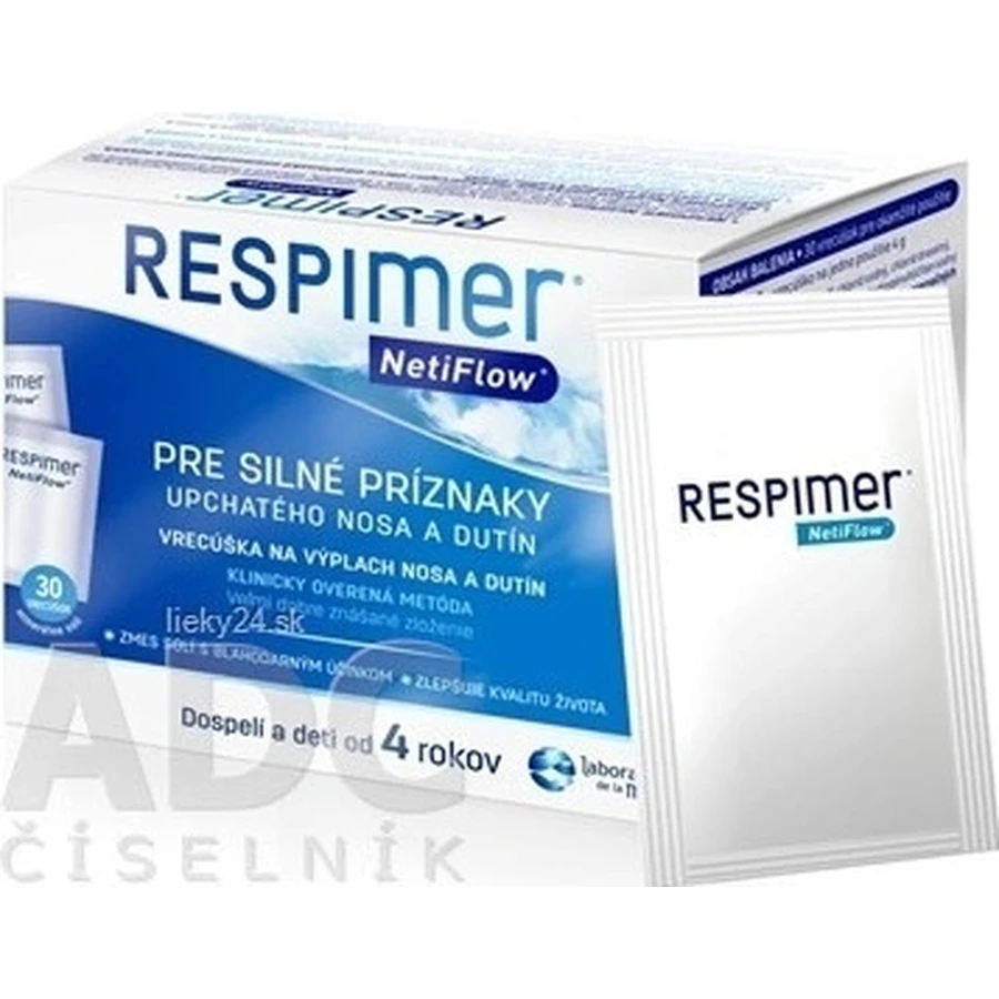 Пакеты RESPIMER 1×30 шт, для промывания носа и синусов: цены и характеристики