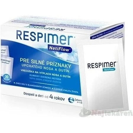 Пакеты RESPIMER 1×30 шт, для промывания носа и синусов: цены и характеристики