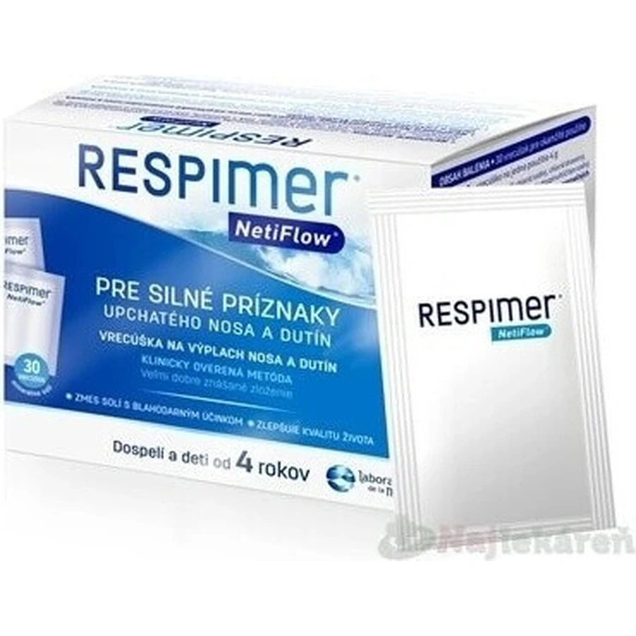 Пакеты RESPIMER 1×30 шт, для промывания носа и синусов: цены и характеристики