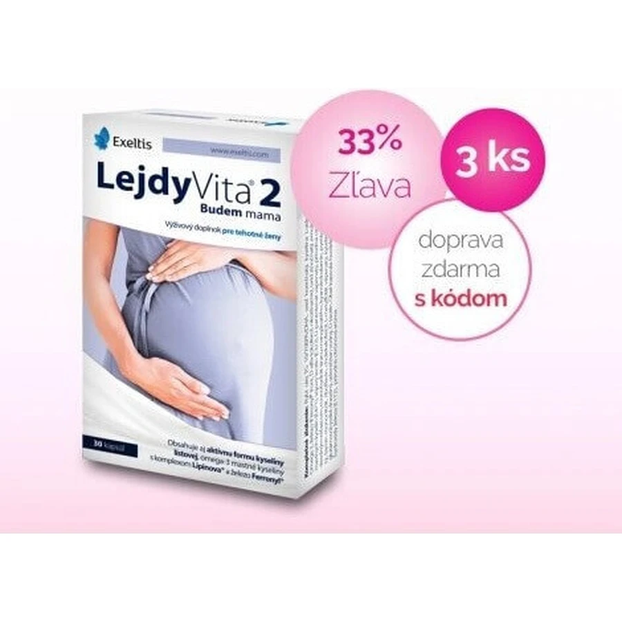 LejdyVita 2 Буду мамою 1×30 cps, дієтична добавка: ціни та характеристики