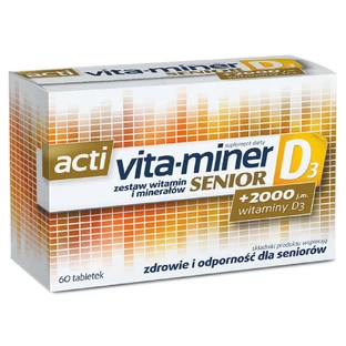 Acti Vita-miner Senior D3, 60 таблеток