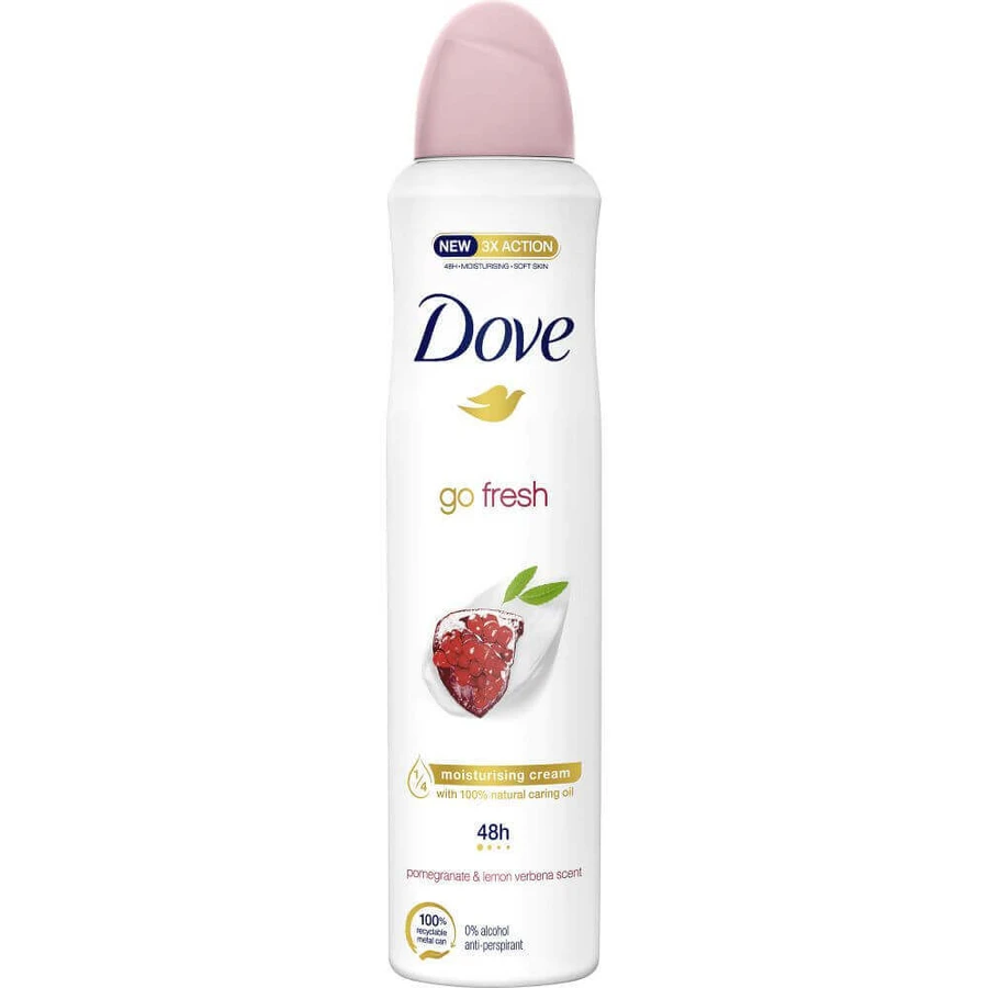Дезодорант-спрей з гранатом Go Fresh, 150 мл, Dove: ціни та характеристики