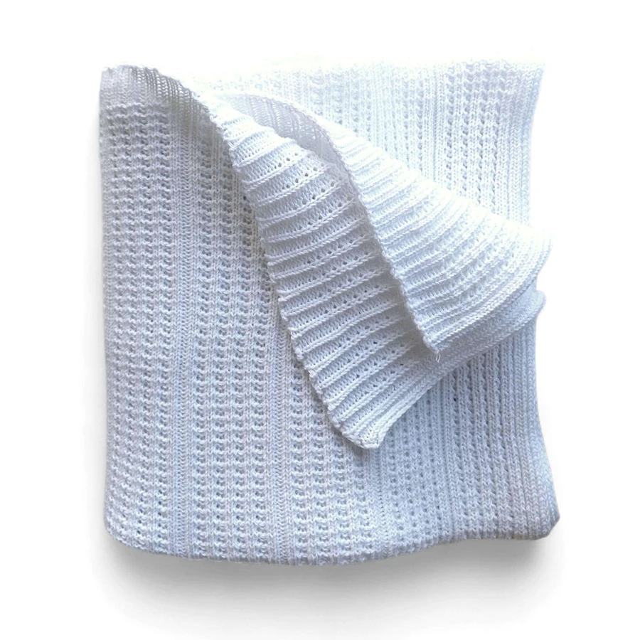 Трикотажний плед, 80 x 100 см, Breeze White, Tuxi: ціни та характеристики