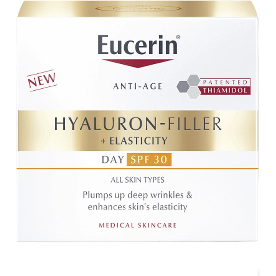 Eucerin Дневной крем Гиалурон-Филлер+Эластичность День SPF30 50 мл: цены и характеристики